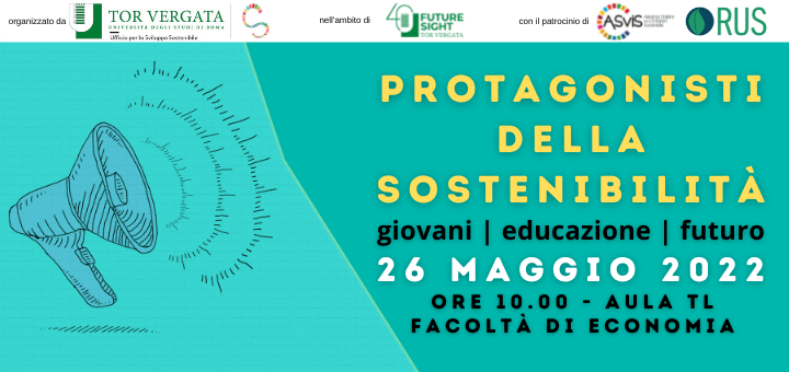 Tutto pronto per il convegno “Protagonisti della Sostenibilità – Giovani, Educazione, Futuro”