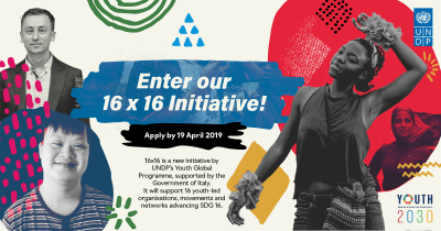 16×16: UNPD’s Youth-GPS for the SDG16