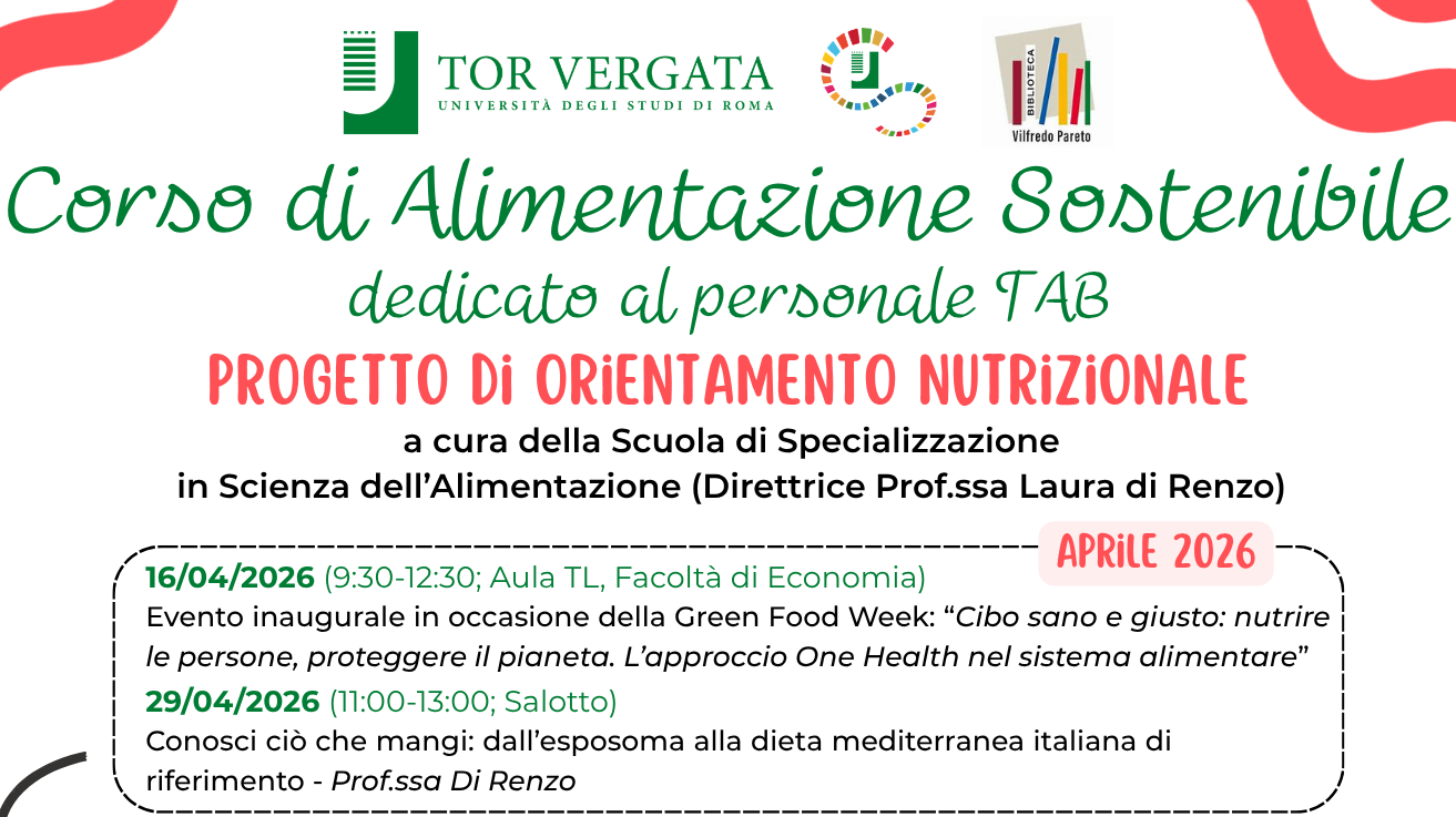 Dal piatto al Pianeta: parte il corso sull’alimentazione sostenibile!